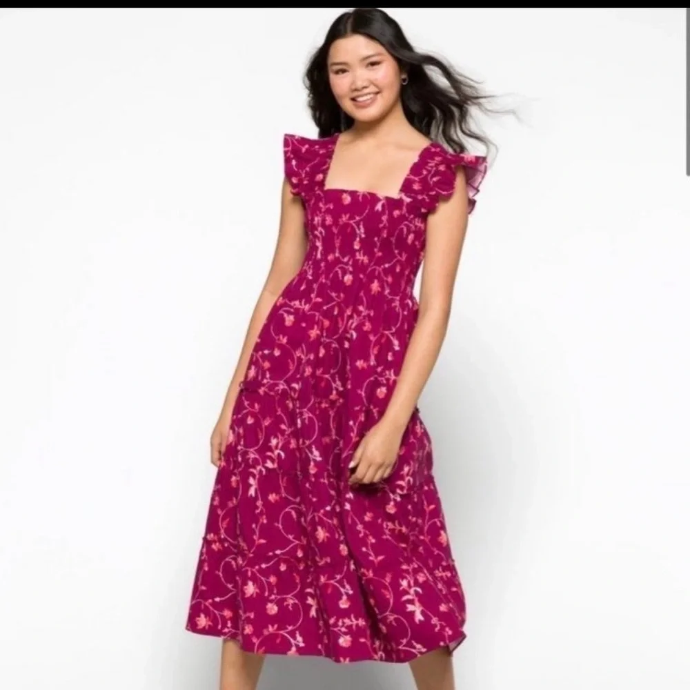 Hill house The Ellie Nap Dress
Burgundy Botanical size XS